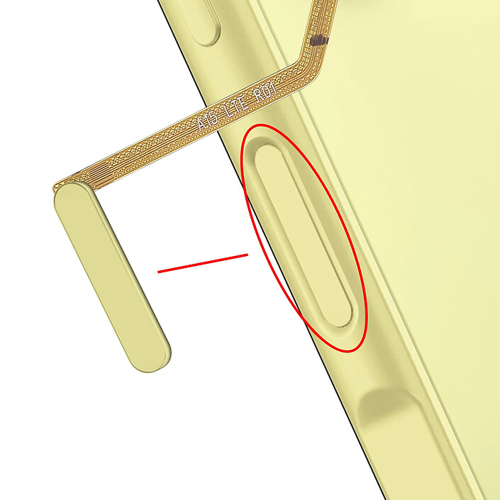 Acheter Clappio Lecteur d'Empreinte de Remplacement pour Galaxy A15 4G avec Nappe de Connexion