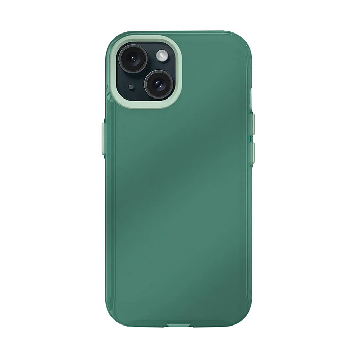 Rhinoshield Coque pour iPhone 15 Plus Série JellyTint Antichoc Ultra Résistant Vert