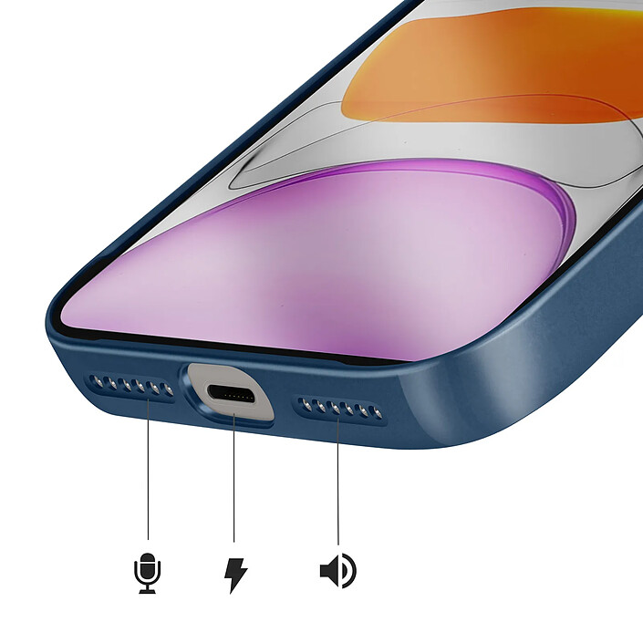 Avizar Coque pour iPhone 11 Compatible MagSafe Finition AG Glass Mate pas cher