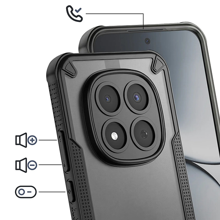 Avis Avizar Coque pour Redmi Note 15 Pro 5G Renforcée Modèle X-Defense Shield Noir