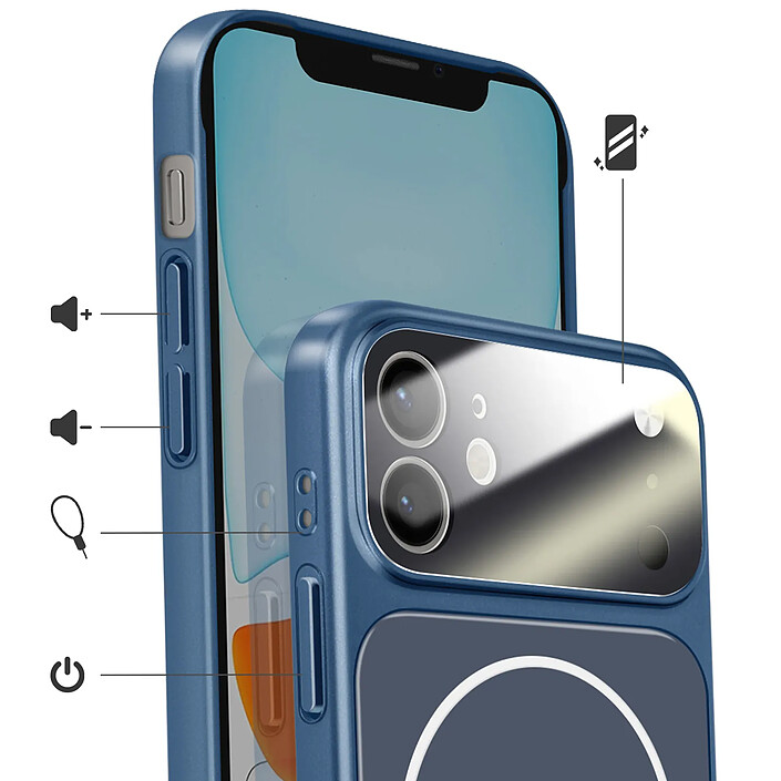 Avis Avizar Coque pour iPhone 11 Compatible MagSafe Finition AG Glass Mate