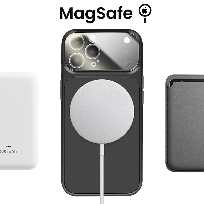 Acheter Avizar Coque pour iPhone 11 Pro Max Compatible MagSafe Finition AG Glass Mate Noir