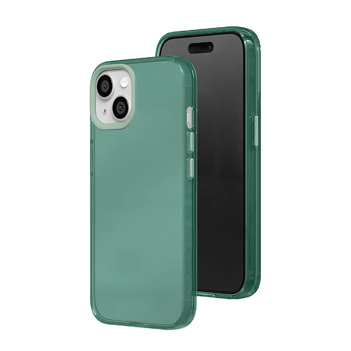 Rhinoshield Coque pour iPhone 15 Plus Série JellyTint Antichoc Ultra Résistant Vert pas cher