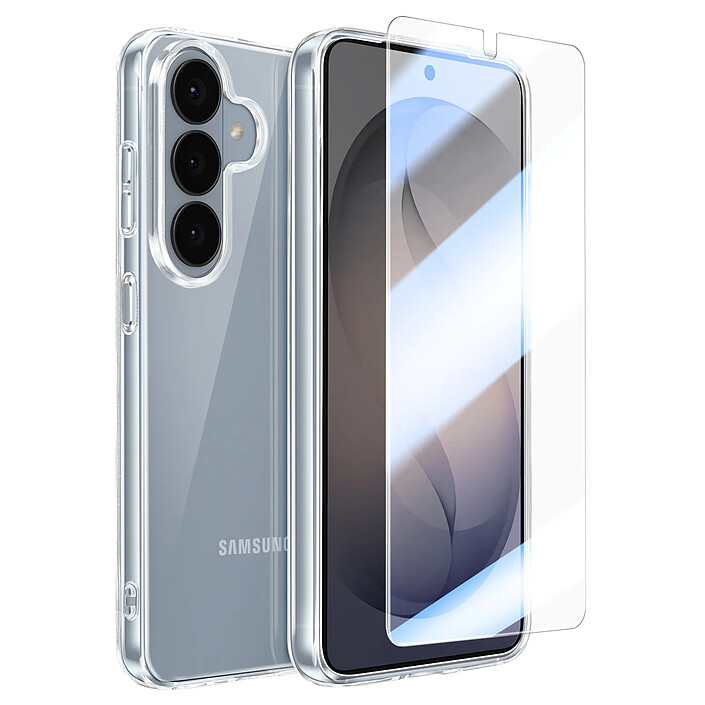 Mayaxess Coque pour Galaxy S26 Plus avec Protection d'Écran en Verre Trempé Transparent