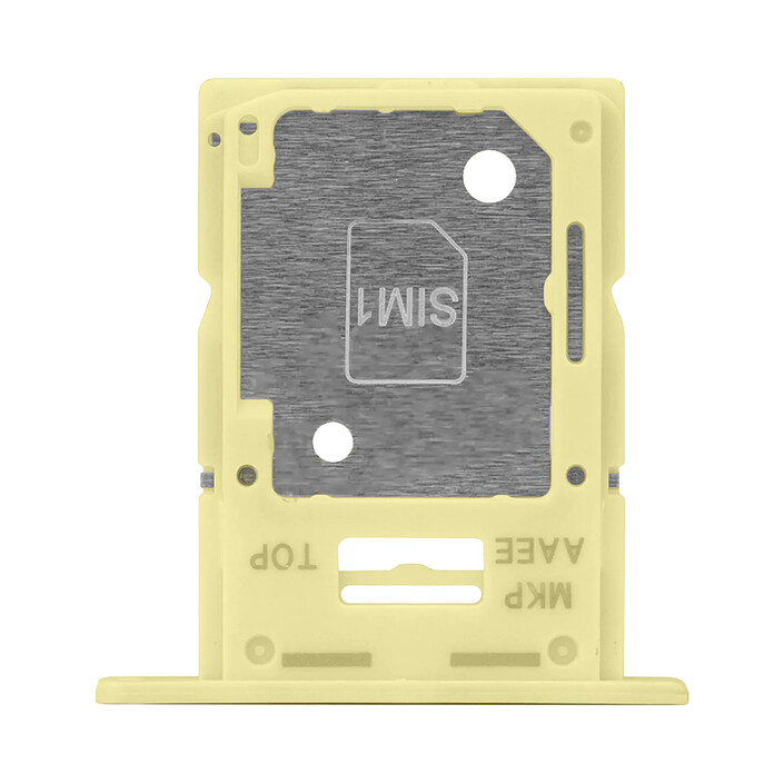 Acheter Clappio Tiroir de Remplacement Dual Nano SIM ou microSD pour Galaxy A15 4G Jaune