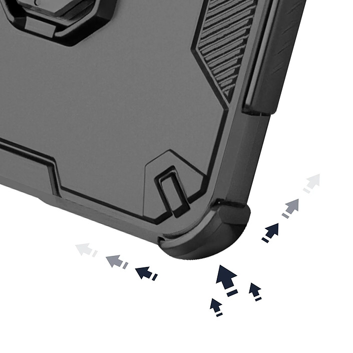 Avizar Coque pour Redmi Note 15 Pro 5G avec Anneau Rotatif et Fonction Support Noir pas cher