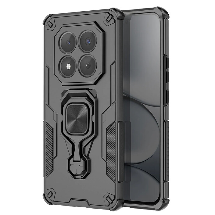 Avizar Coque pour Redmi Note 15 Pro 5G avec Anneau Rotatif et Fonction Support Noir