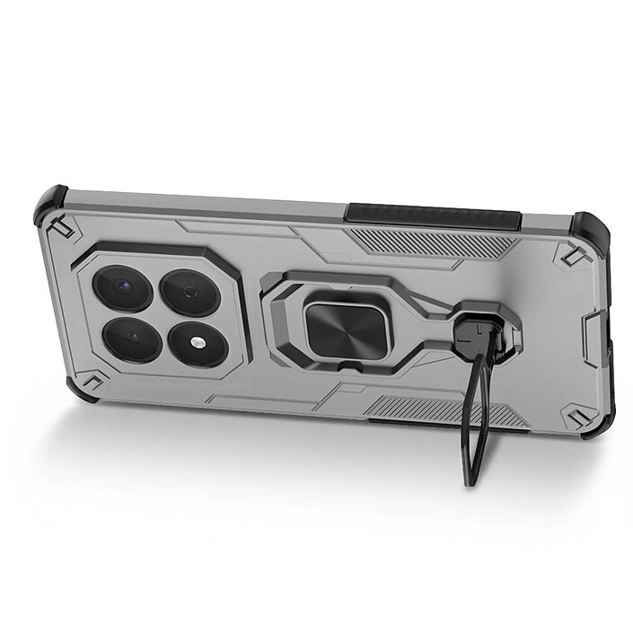 Acheter Avizar Coque pour Redmi Note 15 Pro 5G avec Anneau Rotatif et Fonction Support Gris