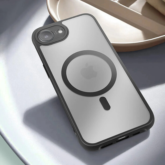 Acheter Avizar Coque pour iPhone 17e Compatible MagSafe Collection Frost Color Noir