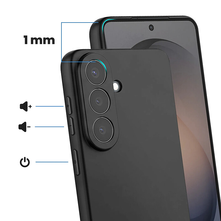 Avis Avizar Coque pour Galaxy S26 Plus en Silicone Souple Robuste Noir