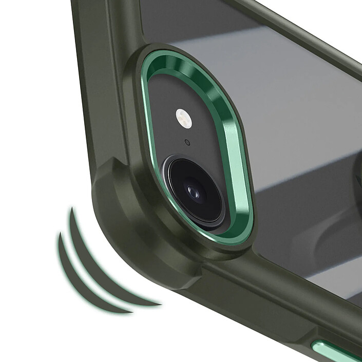 Avis Avizar Coque pour iPhone 17e avec Coins Renforcés et Bague Magnétique Vert