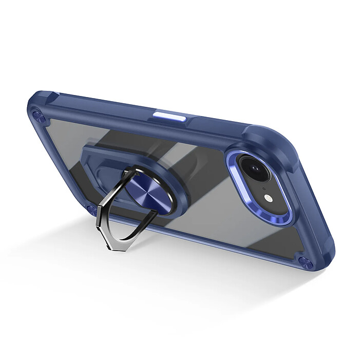 Acheter Avizar Coque pour iPhone 17e avec Coins Renforcés et Bague Magnétique Bleu