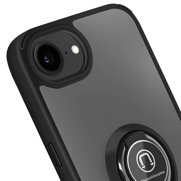 Acheter Avizar Coque pour iPhone 17e avec Support Anneau et Fixation Magnétique Noir