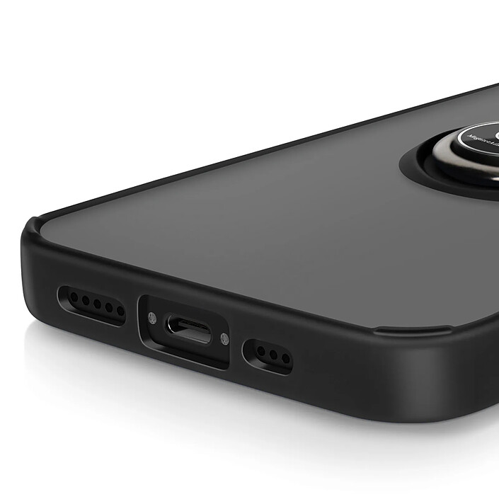 Avizar Coque pour iPhone 17e avec Support Anneau et Fixation Magnétique Noir pas cher