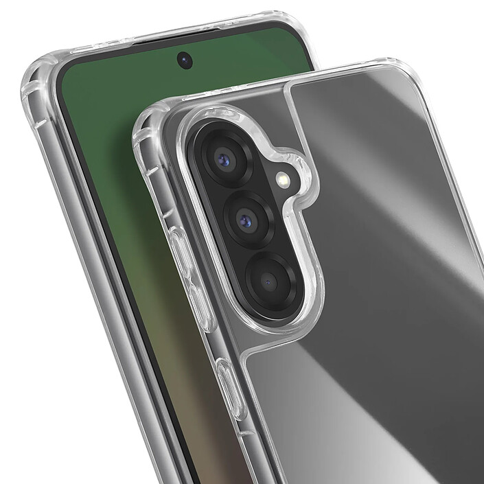 Avizar Coque pour Galaxy A37 en Silicone avec Cordon en Nylon Tressé 70cm Transparent pas cher