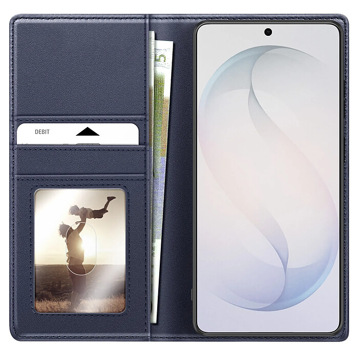 Mayaxess Étui Portefeuille 2 en 1 pour Galaxy S26 Ultra avec Coque Détachable Bleu nuit pas cher