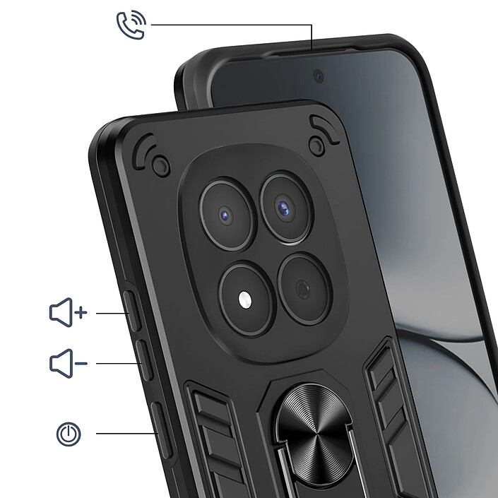 Avis Avizar Coque pour Redmi Note 15 Pro 5G avec Anneau Magnétique Noir