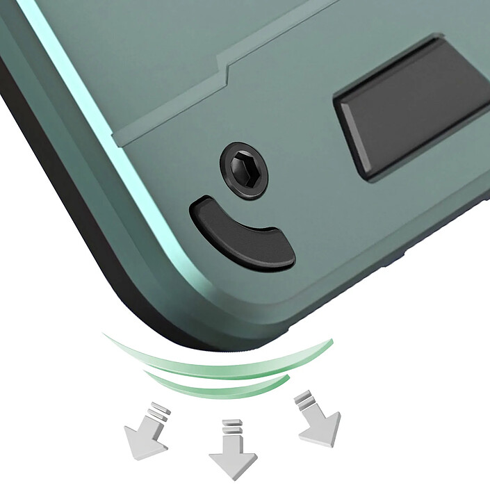 Avizar Coque pour Redmi Note 15 Pro 5G avec Anneau Magnétique Vert pas cher