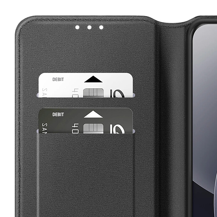 Avizar Étui Folio pour Redmi Note 15 Pro Plus 5G avec Porte-cartes et Fonction Support Noir pas cher