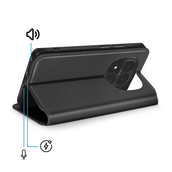 Acheter Avizar Étui Folio pour Redmi Note 15 Pro Plus 5G avec Porte-cartes et Fonction Support Noir