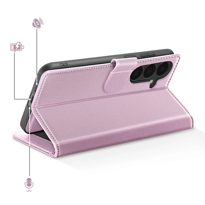 Avis Mayaxess Étui Portefeuille 2 en 1 pour Galaxy S26 avec Coque Détachable Rose champagne