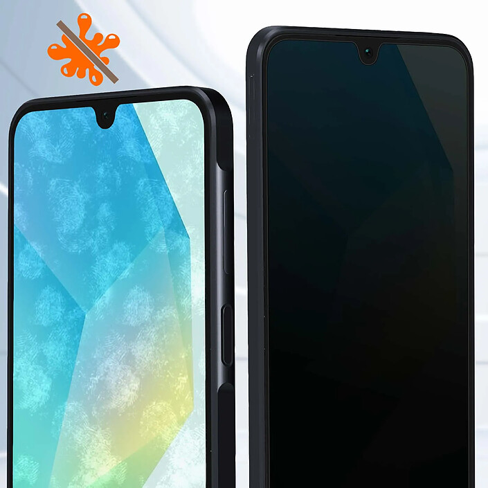 Acheter Mayaxess Protection d'Écran pour Galaxy A17 Anti-Espion 9H en Verre Trempé Noir