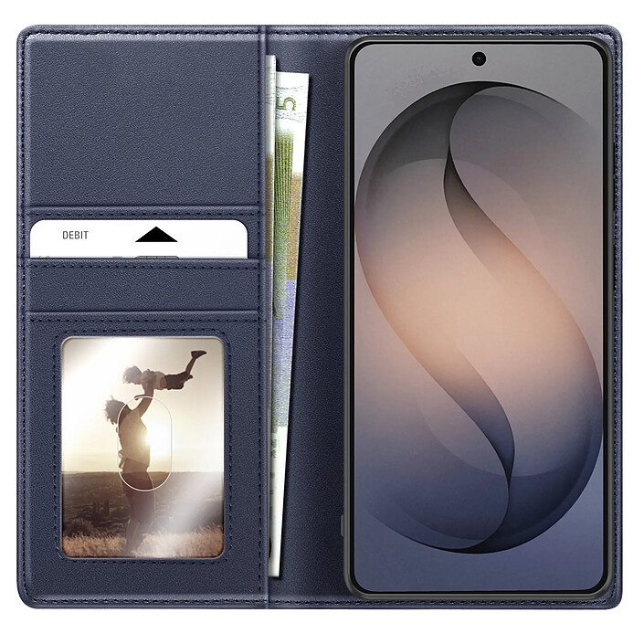 Mayaxess Étui Portefeuille 2 en 1 pour Galaxy S26 Plus avec Coque Détachable Bleu nuit pas cher