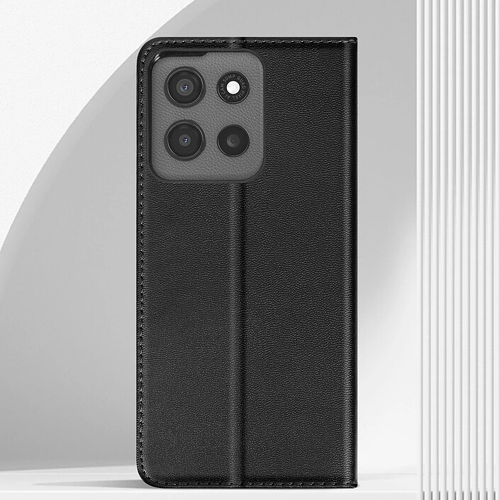 Acheter Mayaxess Étui Folio pour Moto G17 avec Porte-cartes et Fonction Support Vidéo Noir