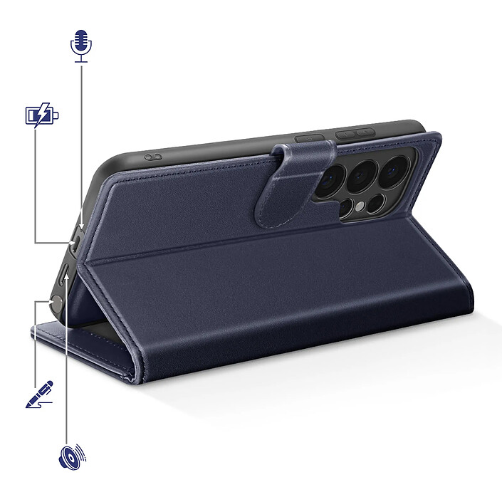 Avis Mayaxess Étui Portefeuille 2 en 1 pour Galaxy S26 Ultra avec Coque Détachable Bleu nuit