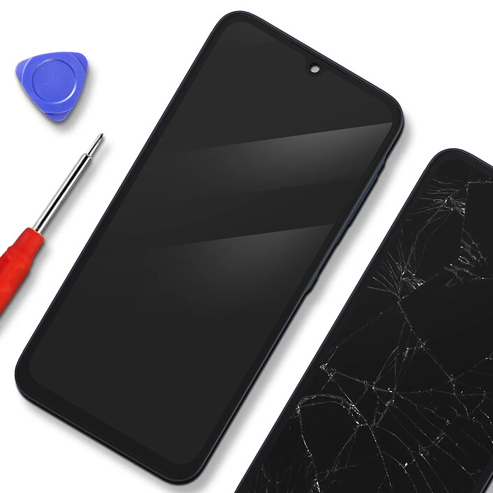 Acheter Clappio Écran Complet pour Galaxy A15 Dalle LCD In-Cell + Vitre Tactile + Châssis Noir