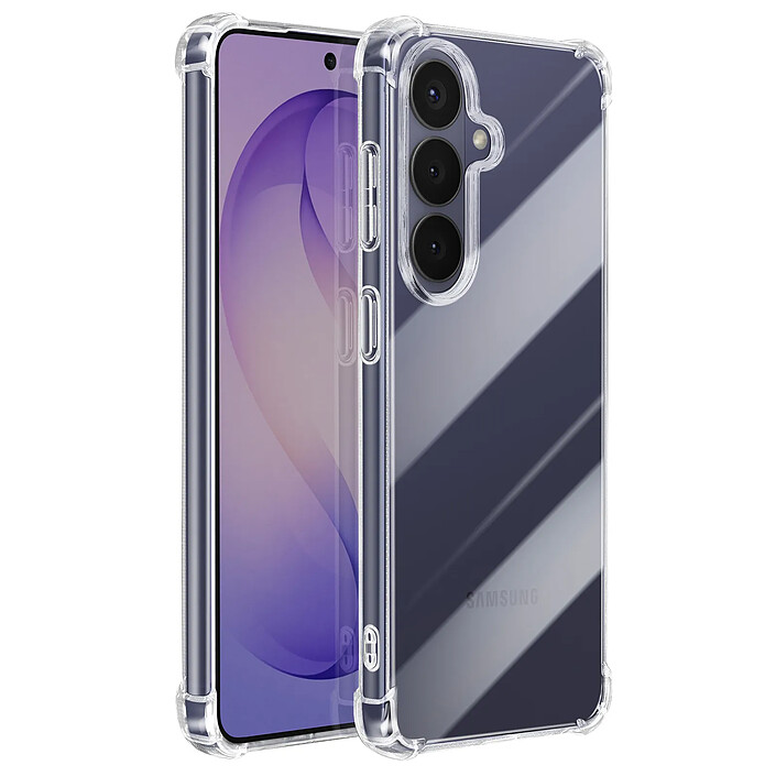 Mayaxess Coque pour Galaxy S26 en Silicone avec Coins Renforcés Antichocs Transparent