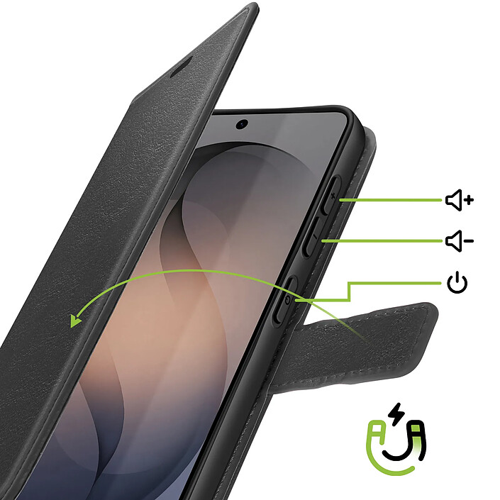 Avis Mayaxess Étui Portefeuille pour Galaxy S26 Ultra avec Dragonne et Fonction Stand Noir