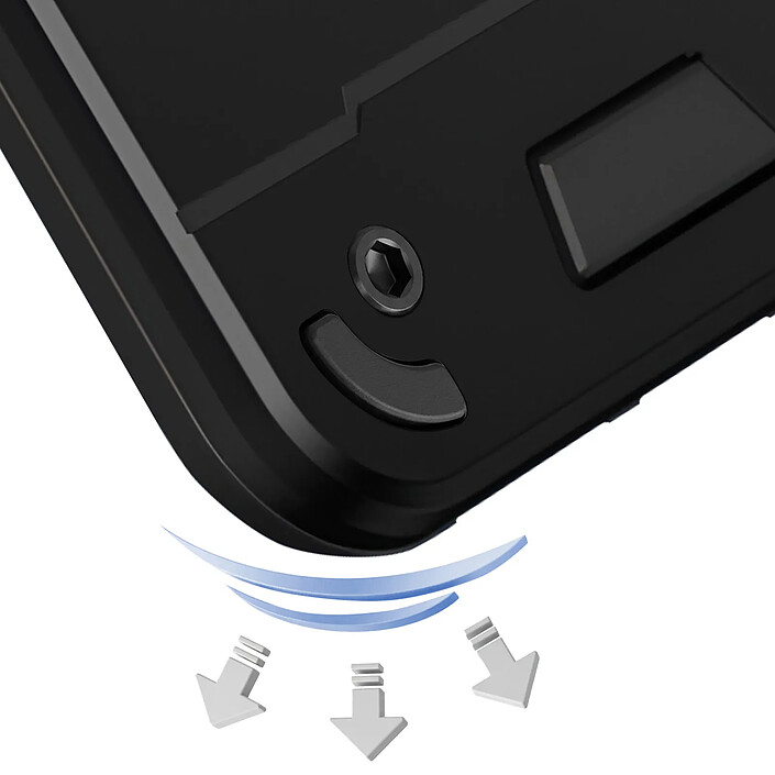 Avizar Coque pour Redmi Note 15 Pro 5G avec Anneau Magnétique Noir pas cher