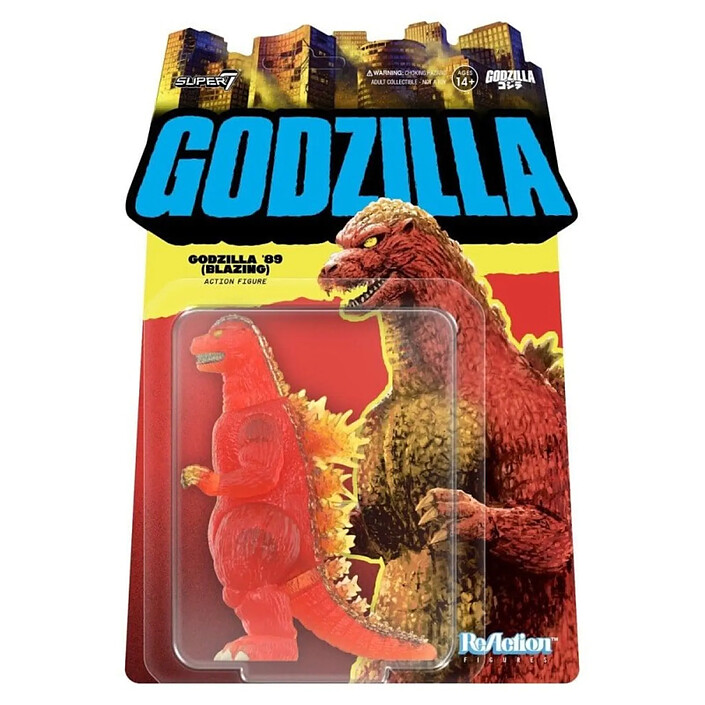 Godzilla - Figurine ReAction Toho Godzilla 1989 (Blazing) 10 cm