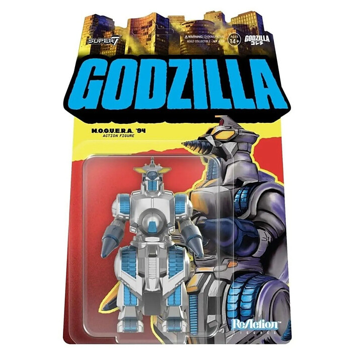 Godzilla - Figurine ReAction Toho Godzilla M.O.G.U.E.R.A. 10 cm