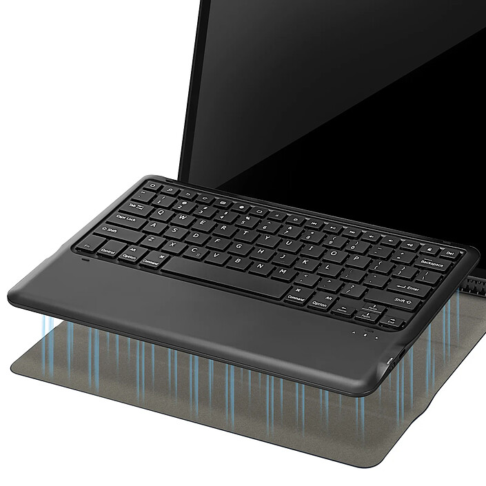 Avis Mayaxess Étui Clavier QWERTY pour iPad Air 13 M4 2026 Détachable avec Support Bleu nuit