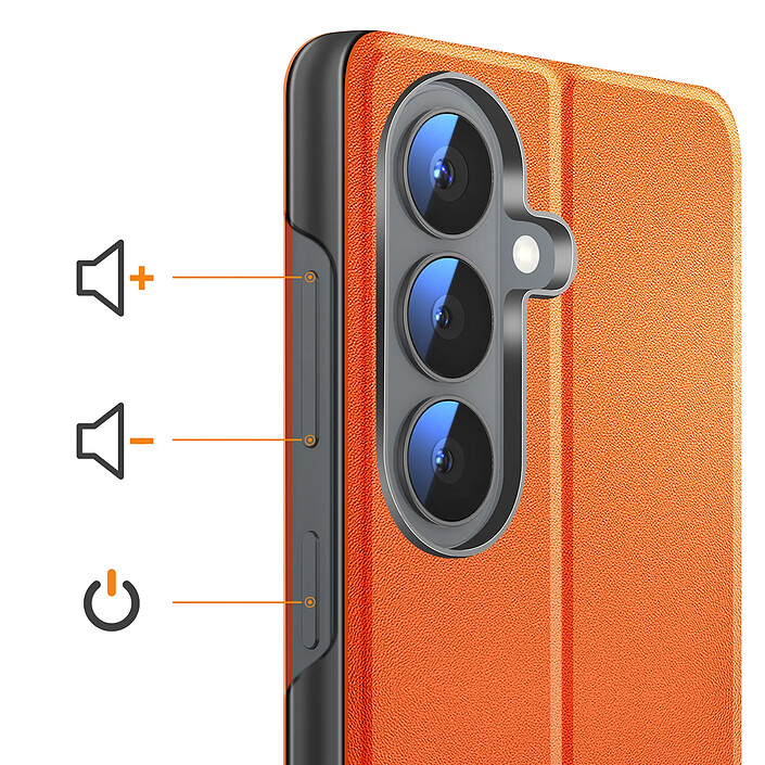 Avis Avizar Étui Clapet pour Galaxy S26 Conception Bi-Matière avec Fonction Support