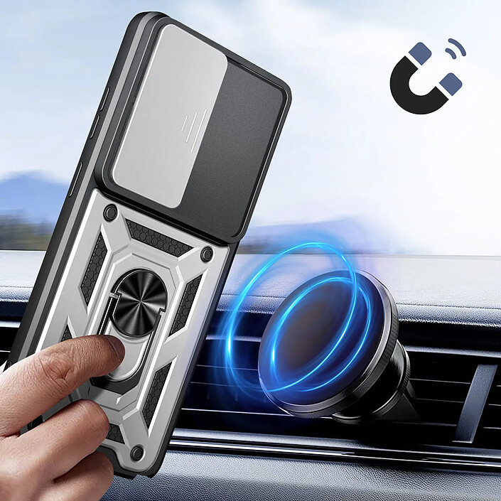 Avizar Coque pour Galaxy S26 Ultra avec Bague Support et Cache Caméra Coulissant pas cher