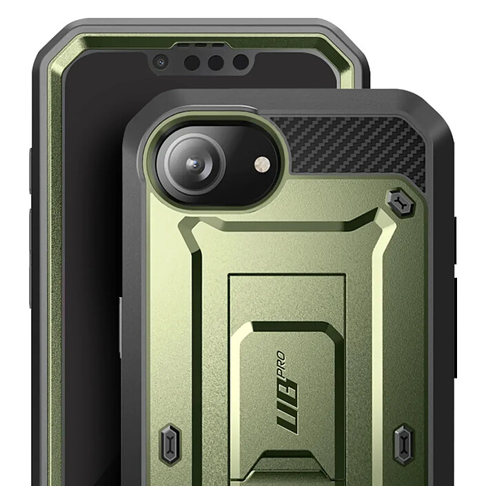 Acheter Supcase Coque Intégrale pour iPhone 17e Série Unicorn Beetle Pro avec Béquille Vert