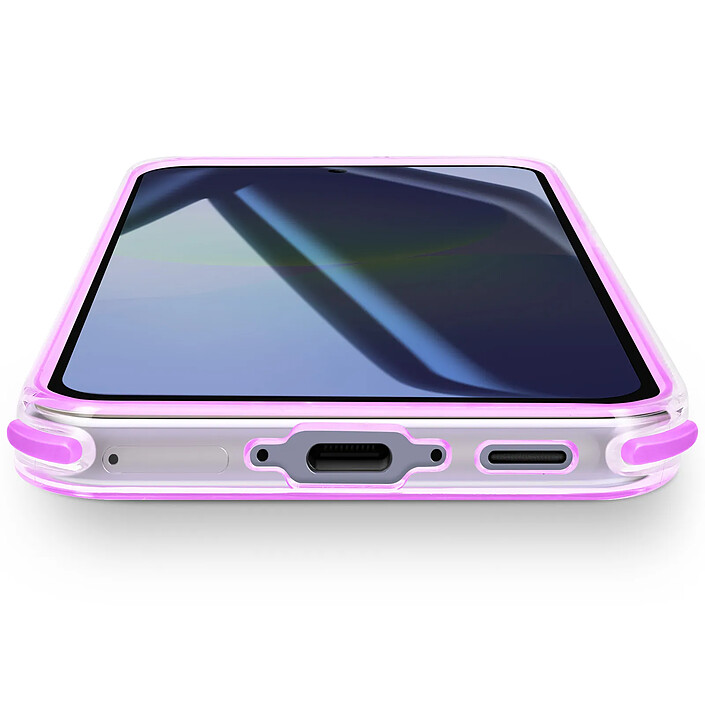 Avizar Coque pour Galaxy A37 Renforcée Conception Bi-Matière Texturé Antidérapants Violet pas cher