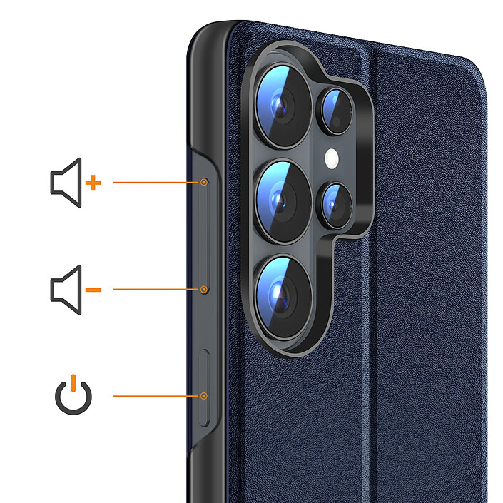 Avis Avizar Étui Clapet pour Galaxy S26 Ultra Conception Bi-Matière avec Fonction Support
