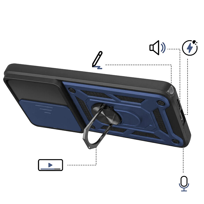 Avis Avizar Coque pour Galaxy S26 Ultra avec Bague Support et Cache Caméra Coulissant