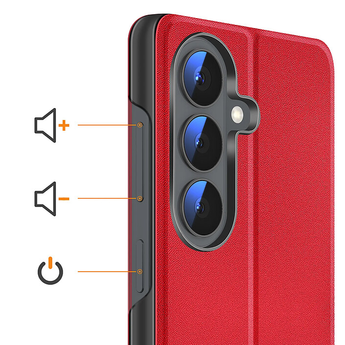Avis Avizar Étui Clapet pour Galaxy S26 Conception Bi-Matière avec Fonction Support