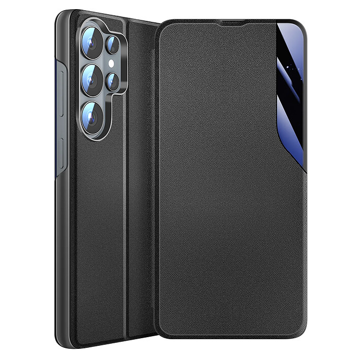 Avizar Étui Clapet pour Galaxy S26 Ultra Conception Bi-Matière avec Fonction Support