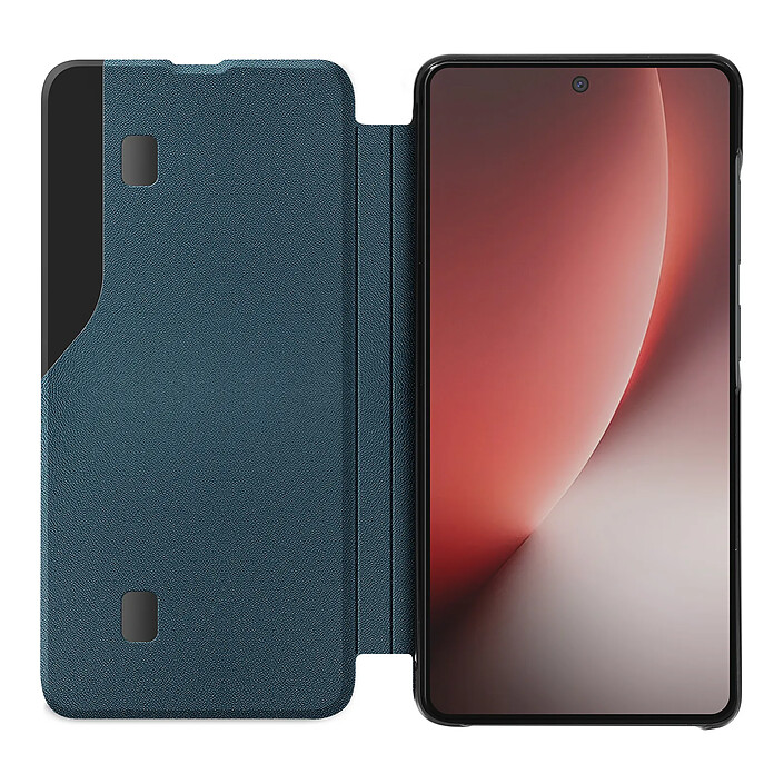 Avizar Étui Clapet pour Honor Magic 8 Lite Conception Bi-Matière avec Fonction Support pas cher
