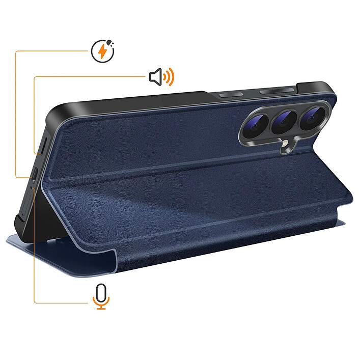 Acheter Avizar Étui Clapet pour Galaxy S26 Conception Bi-Matière avec Fonction Support