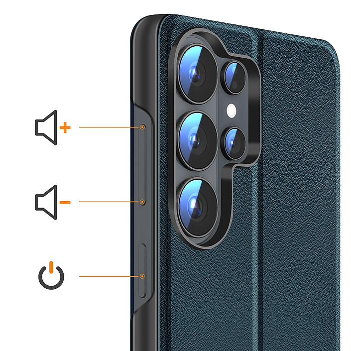 Avis Avizar Étui Clapet pour Galaxy S26 Ultra Conception Bi-Matière avec Fonction Support