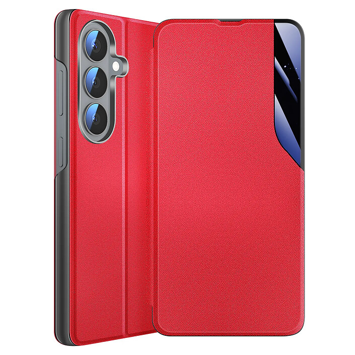 Avizar Étui Clapet pour Galaxy S26 Conception Bi-Matière avec Fonction Support
