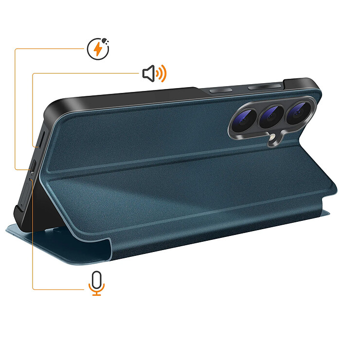 Acheter Avizar Étui Clapet pour Galaxy S26 Plus Conception Bi-Matière avec Fonction Support