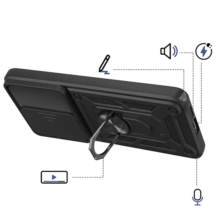 Avis Avizar Coque pour Galaxy S26 Ultra avec Bague Support et Cache Caméra Coulissant